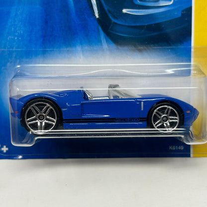 Ford GTX-1 Hot Wheels Collectible Diecast Car Blue GTX1 2007 First Editions New