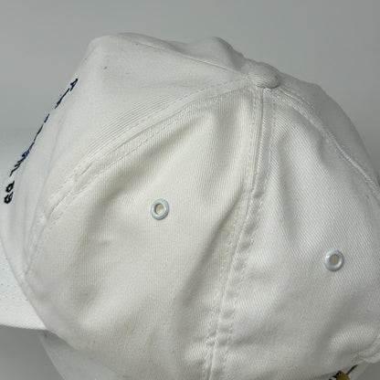 Vintage 1989 Liberty Bowl Ole Miss Rebels Hat Baseball Cap NCAA Strapback White