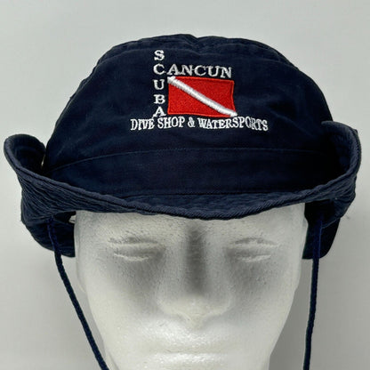 Tienda de buceo SCUBA en Cancún Sombrero Boonie para bucear Buzo en México Cubo Boonie Azul