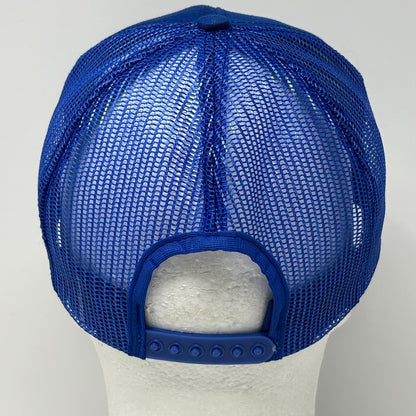 Vintage 80s NAPA Auto Parts Santa Rosa Trucker Hat Baseball Cap Snapback Blue