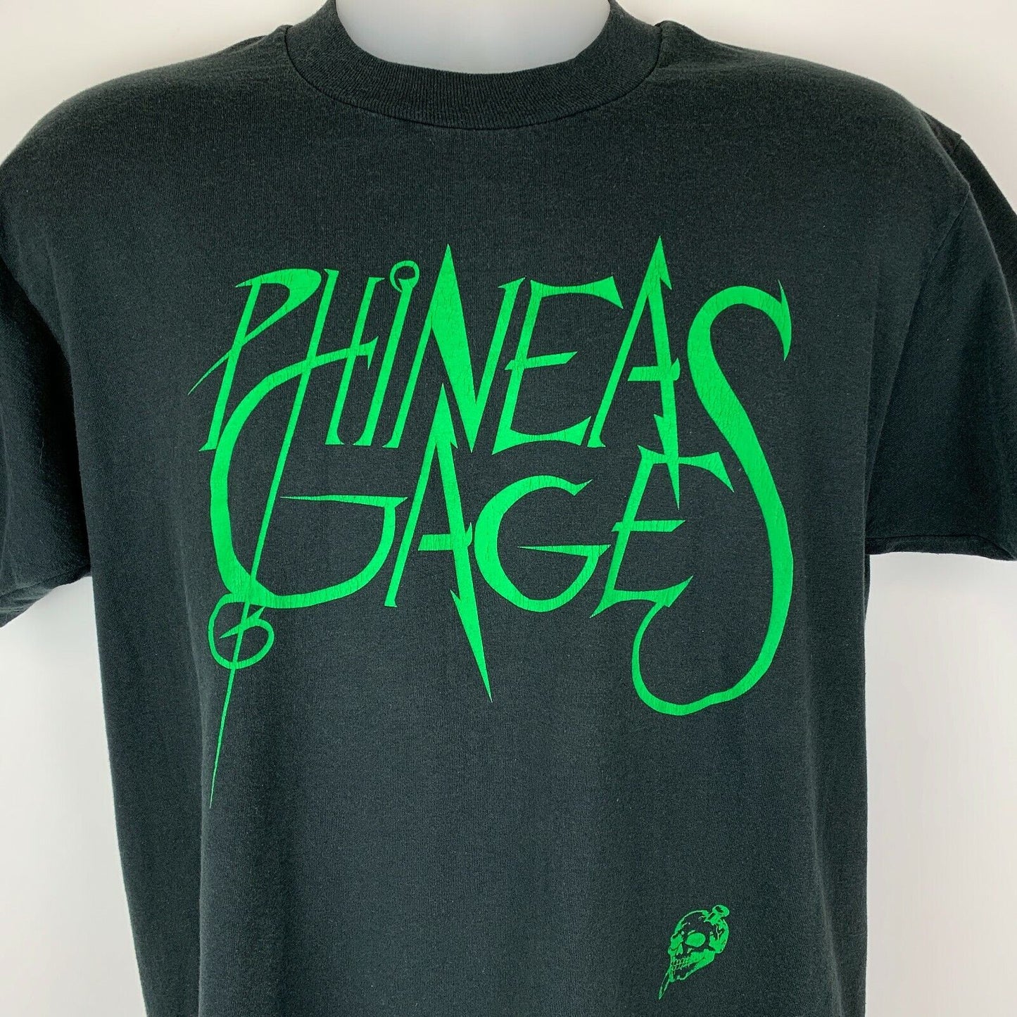Phineas Gage Vintage 90s T Shirt Large Arizona Heavy Metal Band USA Mens Black