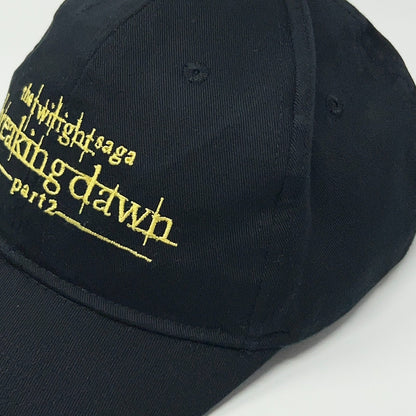The Twilight Saga Breaking Dawn Part 2 Hat Baseball Cap Movie Strapback Black