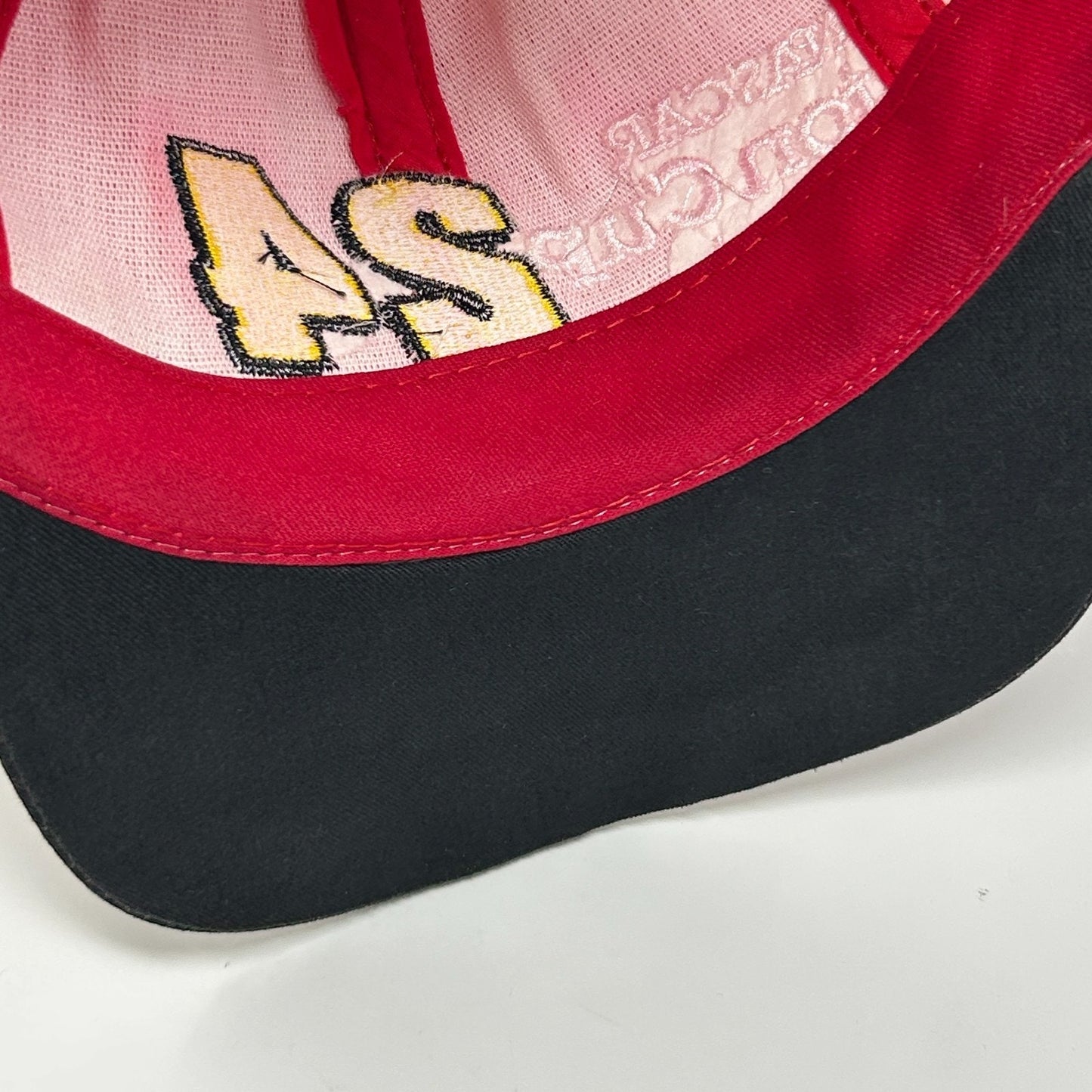 Vintage 90s NASCAR Jeff Gordon Hat Baseball Cap 1995 Winston Cup Snapback Red