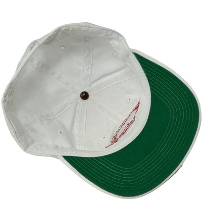Indiana University Hoosiers Vintage 90s Hat White Circle Logo Baseball Cap