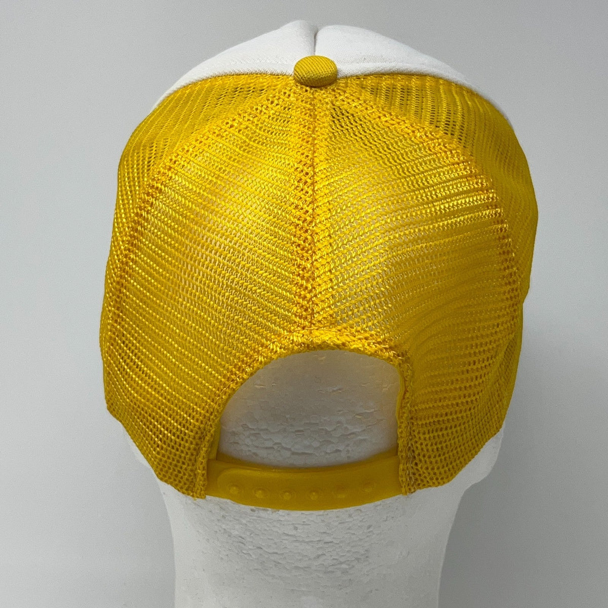 Vintage 80s Georgia Tech Yellow Jackets Rope Trucker Snapback Baseball Hat Cap