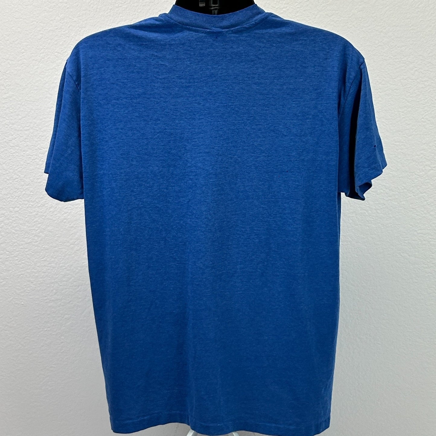 Vintage Distressed McIntyre Madness T Shirt Mens XL X-Large Blue 80s JS Browns