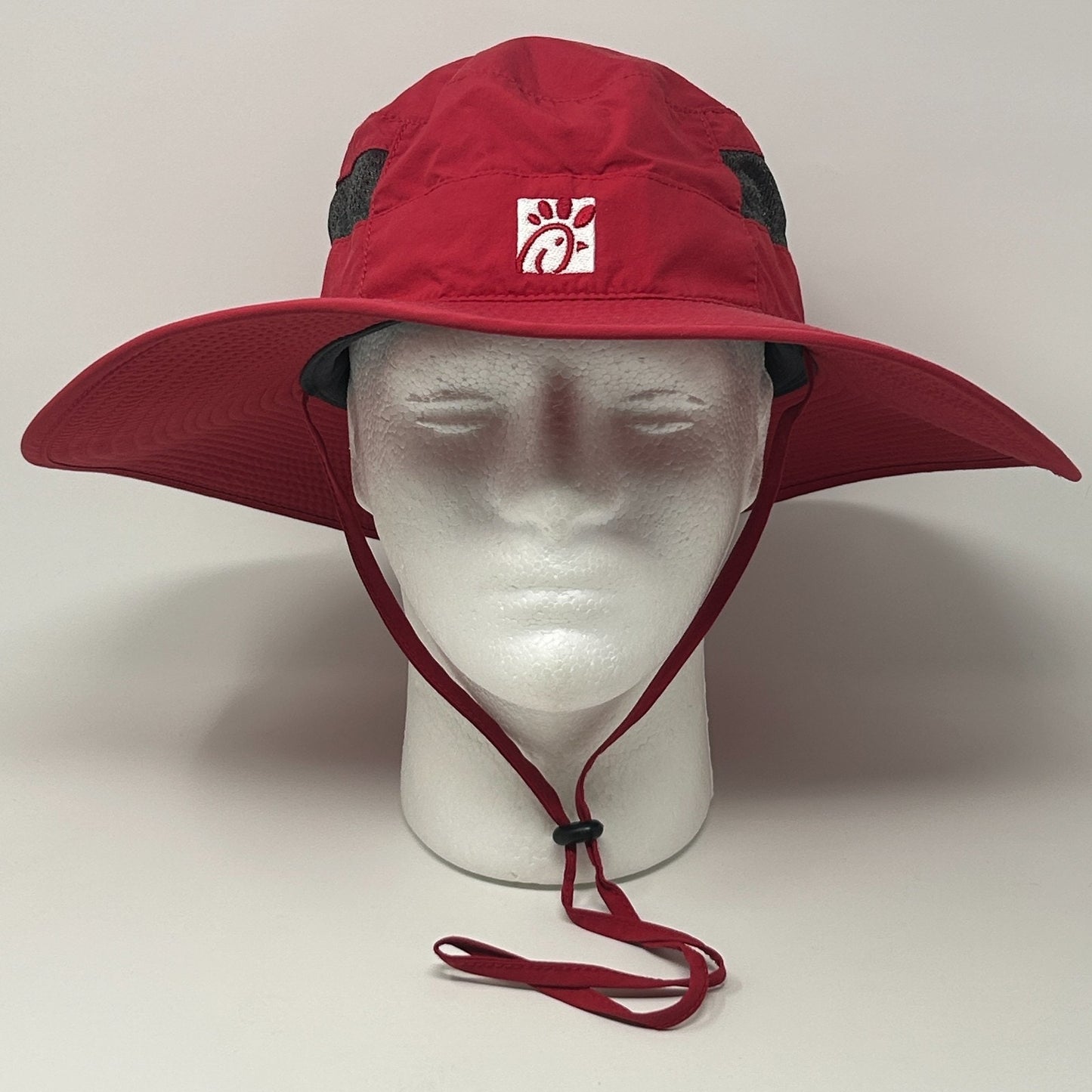 Chick-Fil-A Boonie Hat Red Employee Uniform Team Style Bucket Gardening Booney