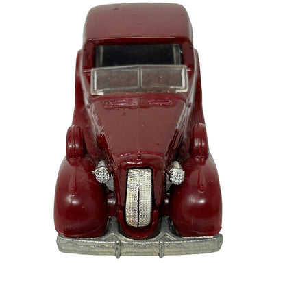 1935 Classic Caddy Hot Wheels Diecast Car Red Vintage 80s Cadillac Series 355
