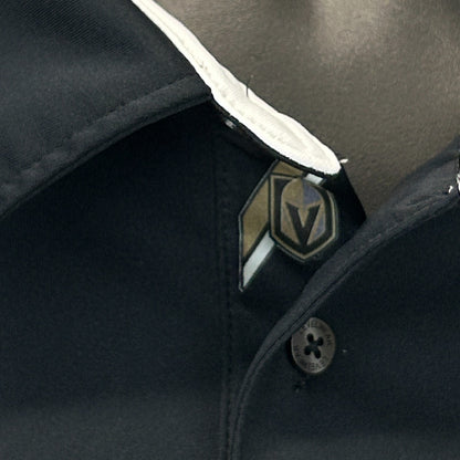 Las Vegas Golden Knights Polo Shirt Golf Golfer Golfing NHL Hockey Black XXL 2XL