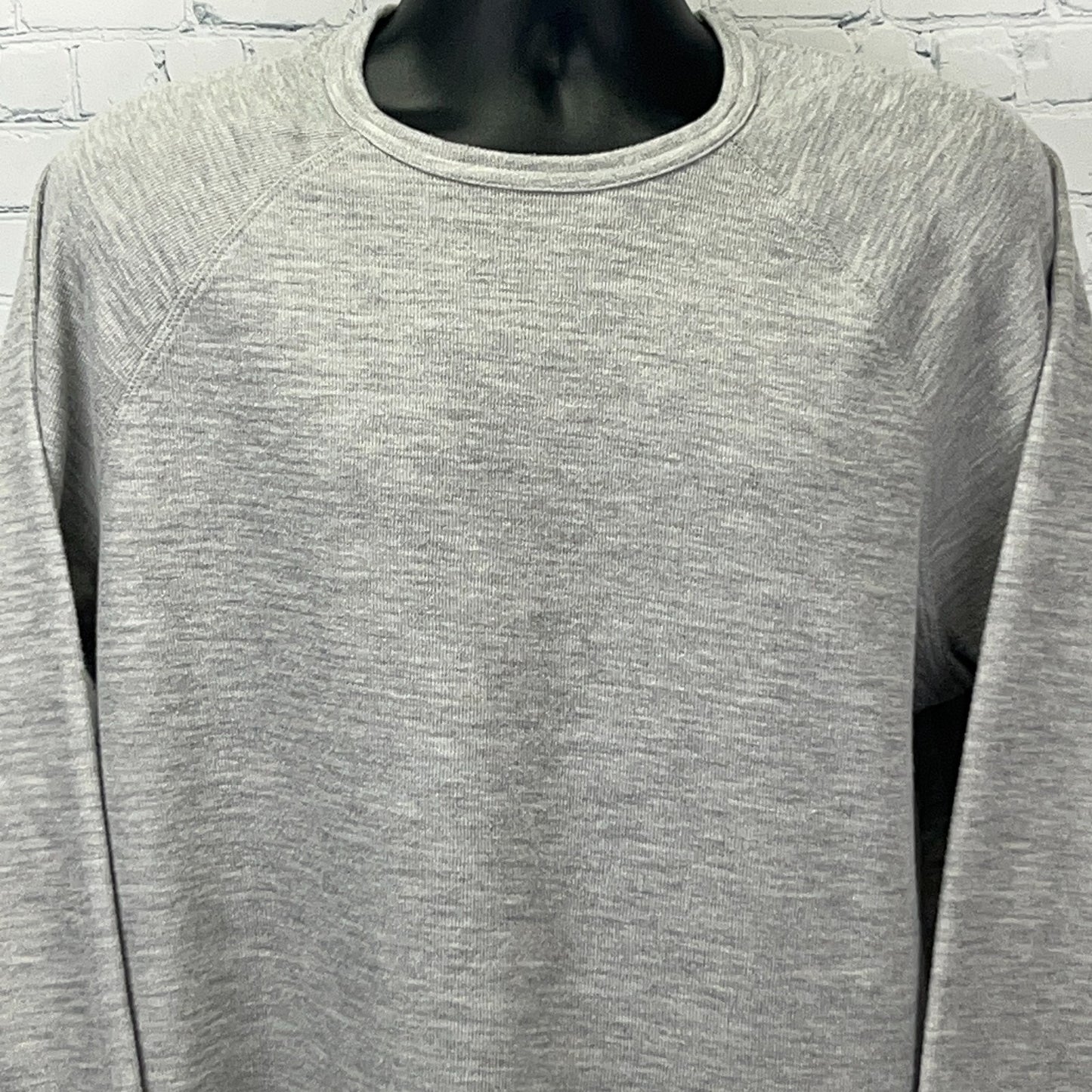 Lucky Brand Gray Label Reversible T Shirt XL X-Large White Gray Long Sleeve
