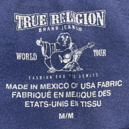 True Religion Trading Co T Shirt Los Angeles Blue Logo Graphic Tee Medium