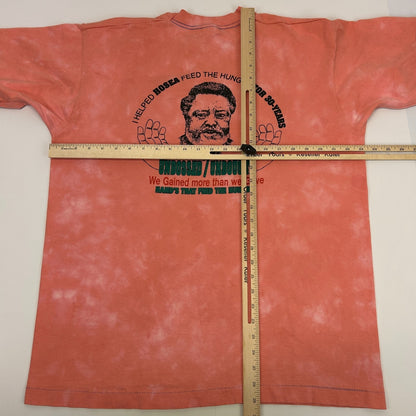 Vintage Hosea Feed the Hungry T Shirt Mens XL X-Large Orange Y2Ks Atlanta HFTH