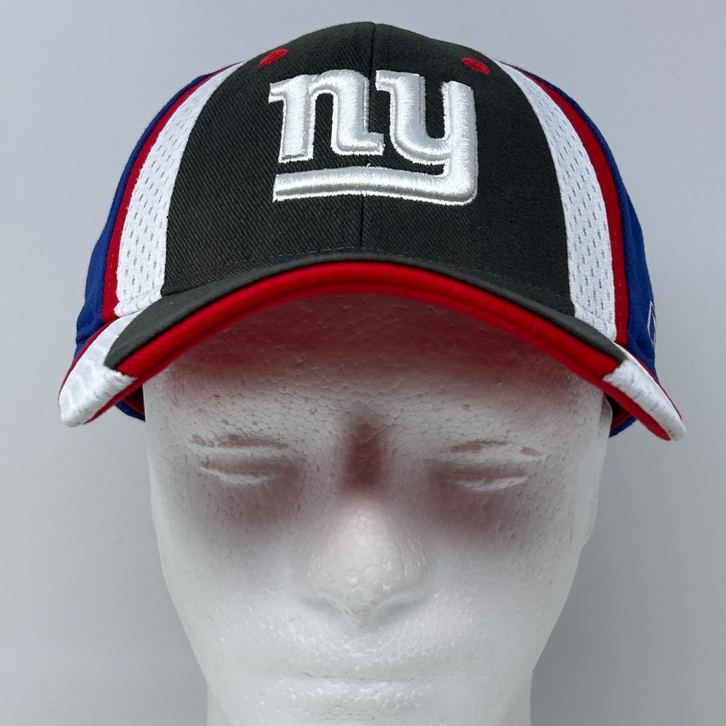 New York NY Giants Hat Baseball Cap NFL Football Reebok Blue Flex Fitted OSFA