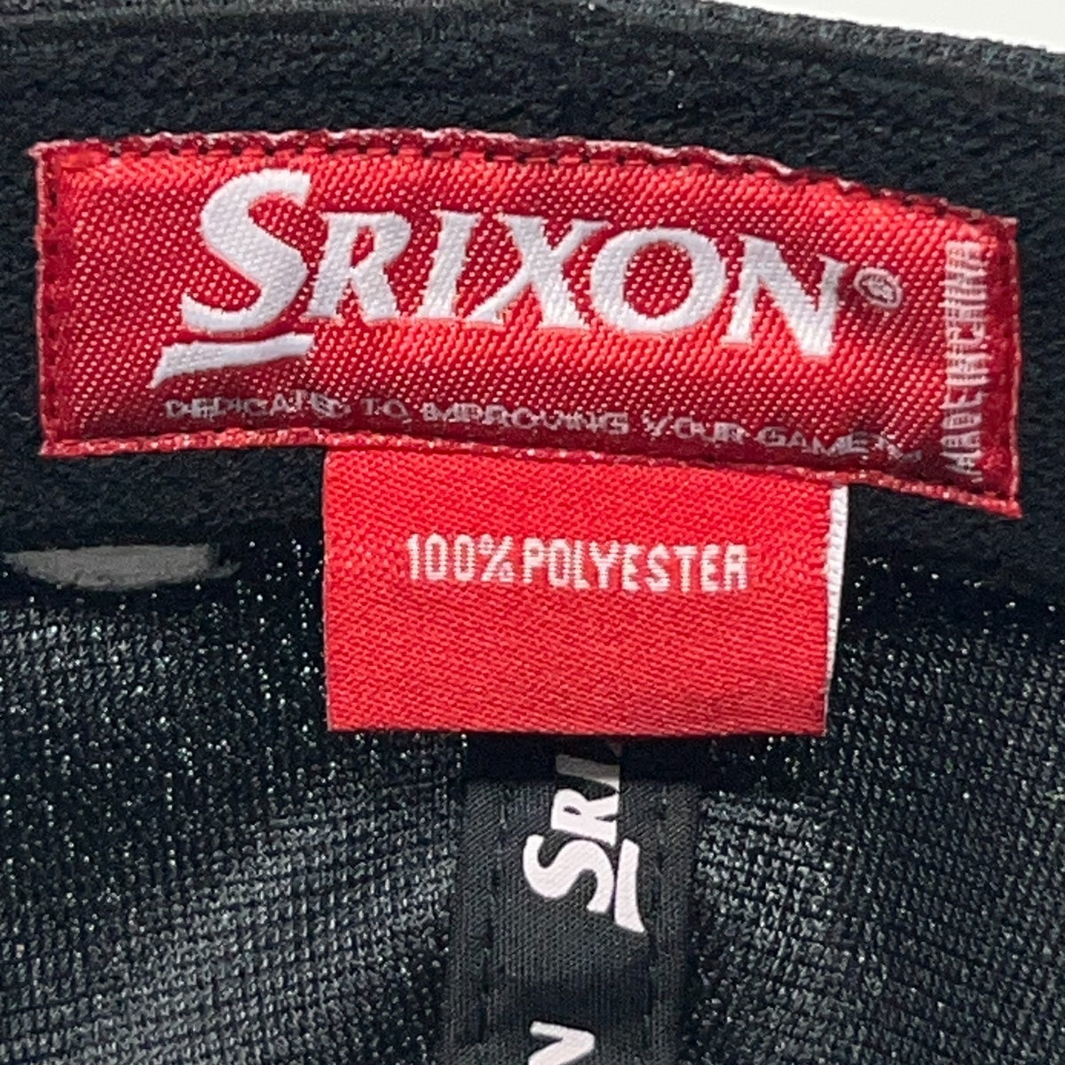 Srixon Hat Baseball Cap A-Flex Fitted L-XL Golf Golfer Golfing Black 6 Panel