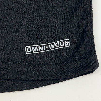 Omni-Wool Base Layer T Shirt L Large Black Long Sleeve Wool Blend Hiking Hiker