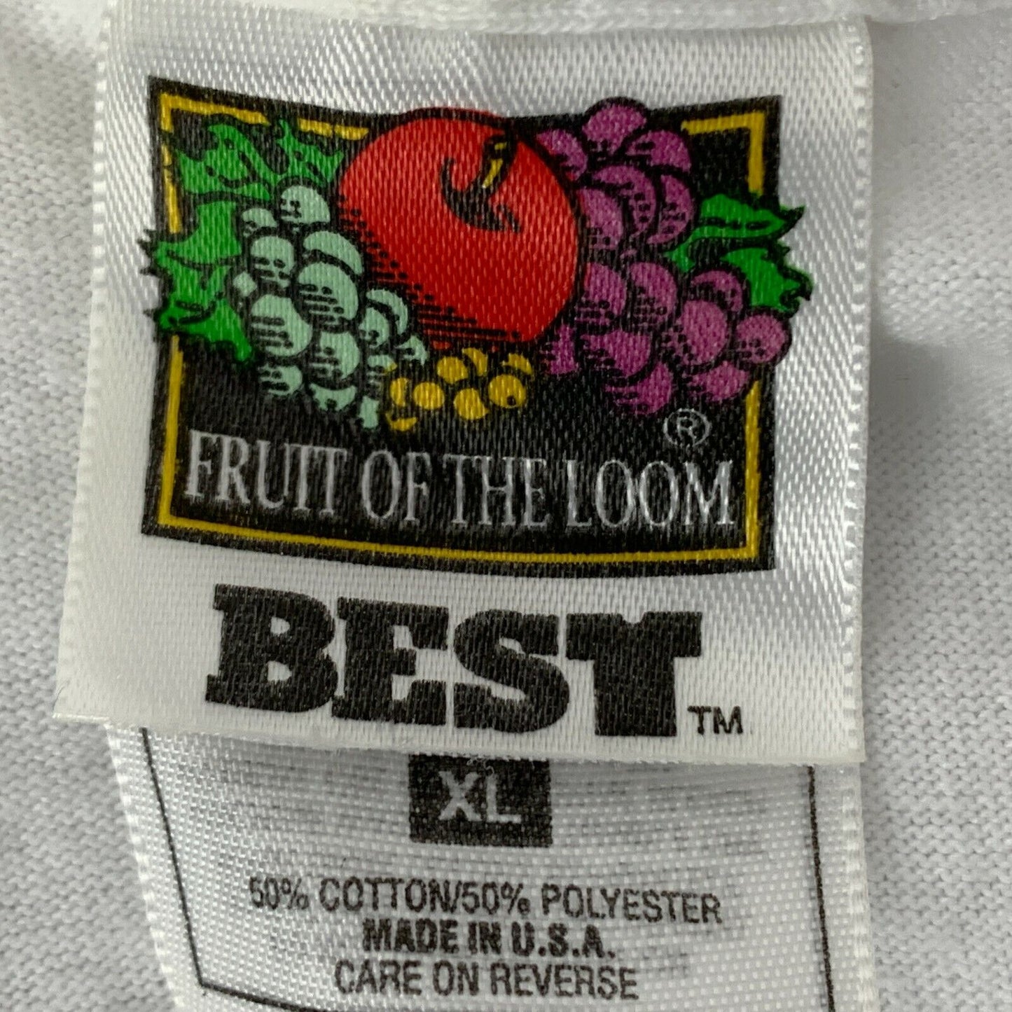 Boom & Bloom Texas Vintage 90s T Shirt X-Large Advertising Conference Mens White