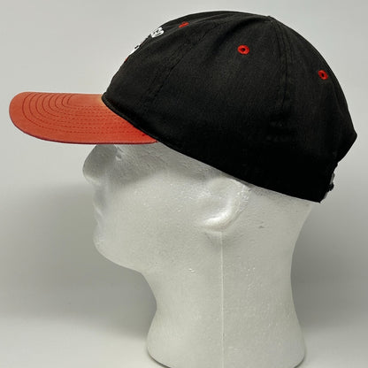 Vintage 90s Chicago Bulls Cap Baseball Hat Logo Twins Enterprise Snapback Black