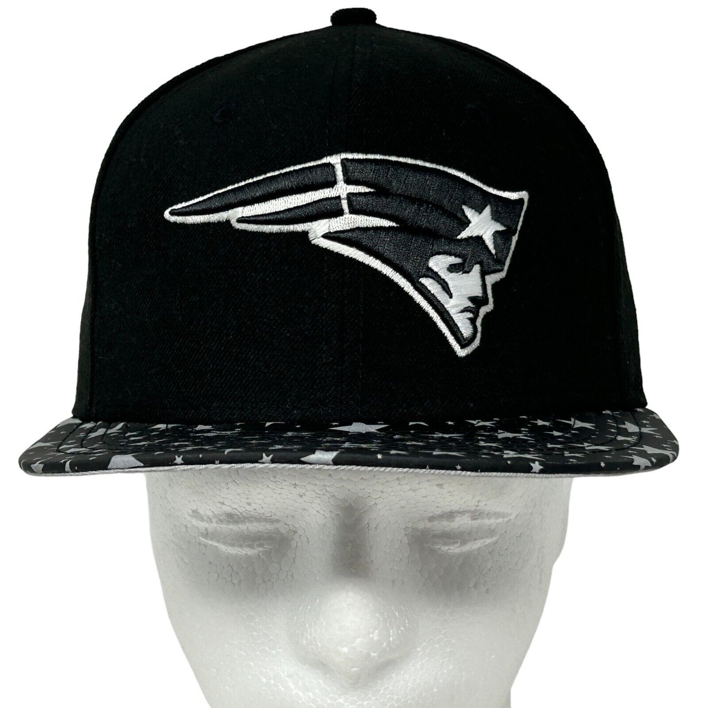New England Patriots Reflective Stars Hat Black New Era Snapback Baseball Cap