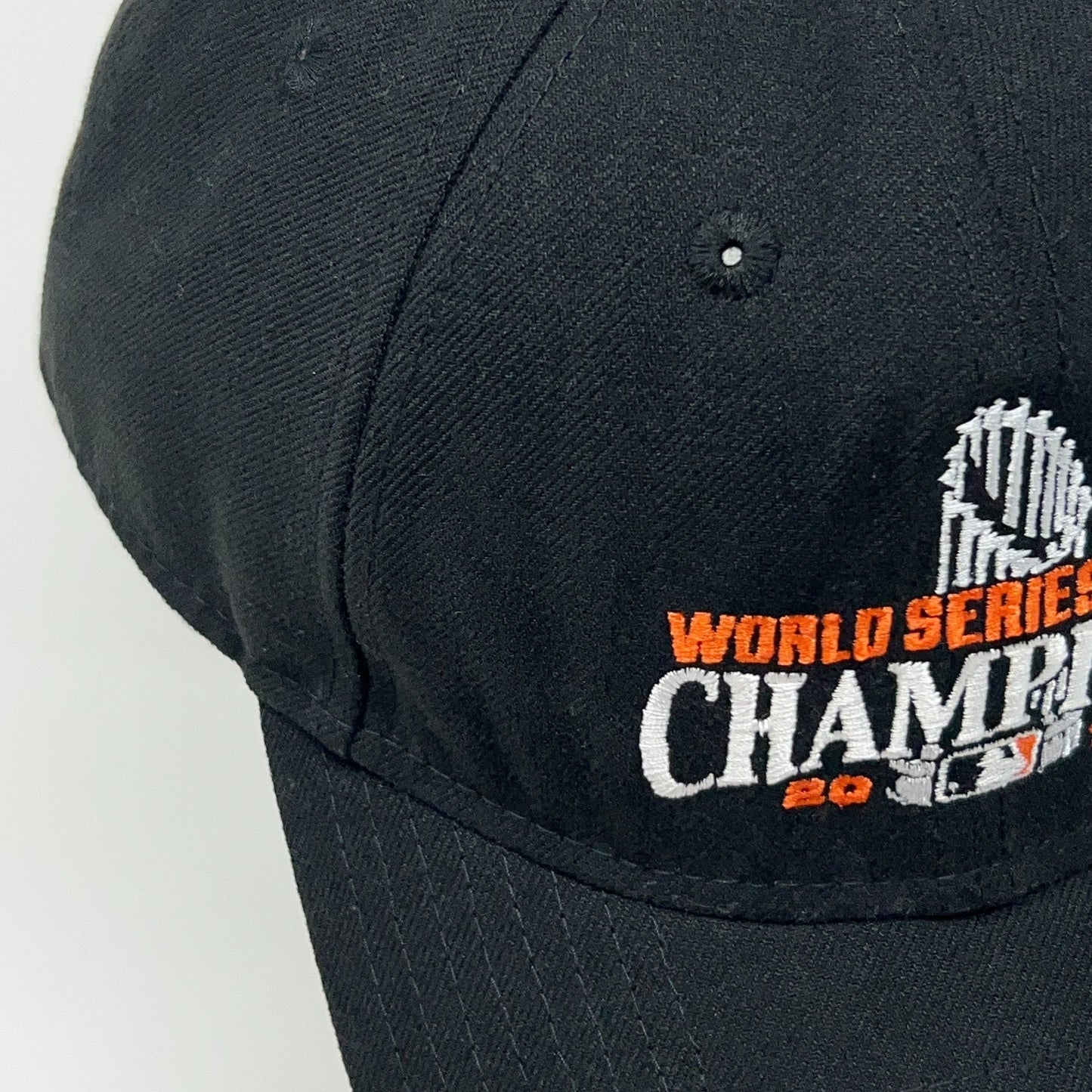 San Francisco Giants 2014 WS Champions Hat Baseball Cap New Era Black Strapback