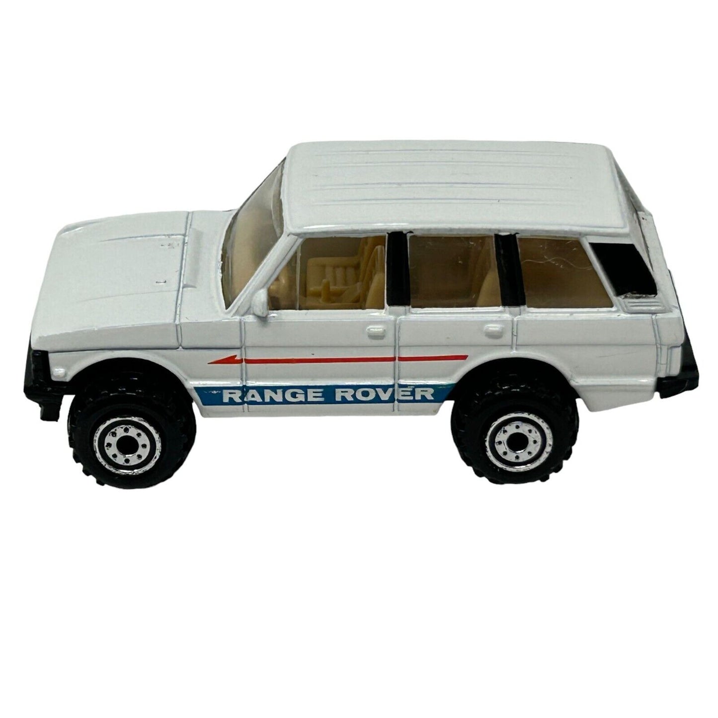 Range Rover Hot Wheels Collectible Diecast Car White Vintage 90s Toy Vehicle
