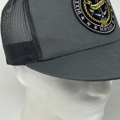 Dixxon Flannel Company Patch Trucker Hat Baseball Cap Sink or Swim Snapback Gray