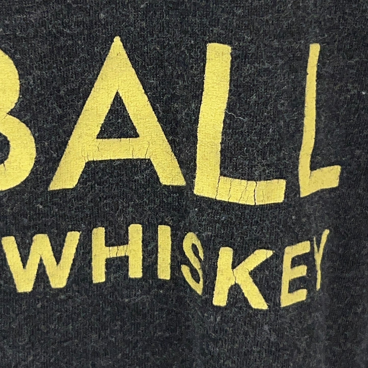 Screwball Peanut Butter Whiskey T Shirt Logo Short Sleeve Gray Unisex XL X-Large