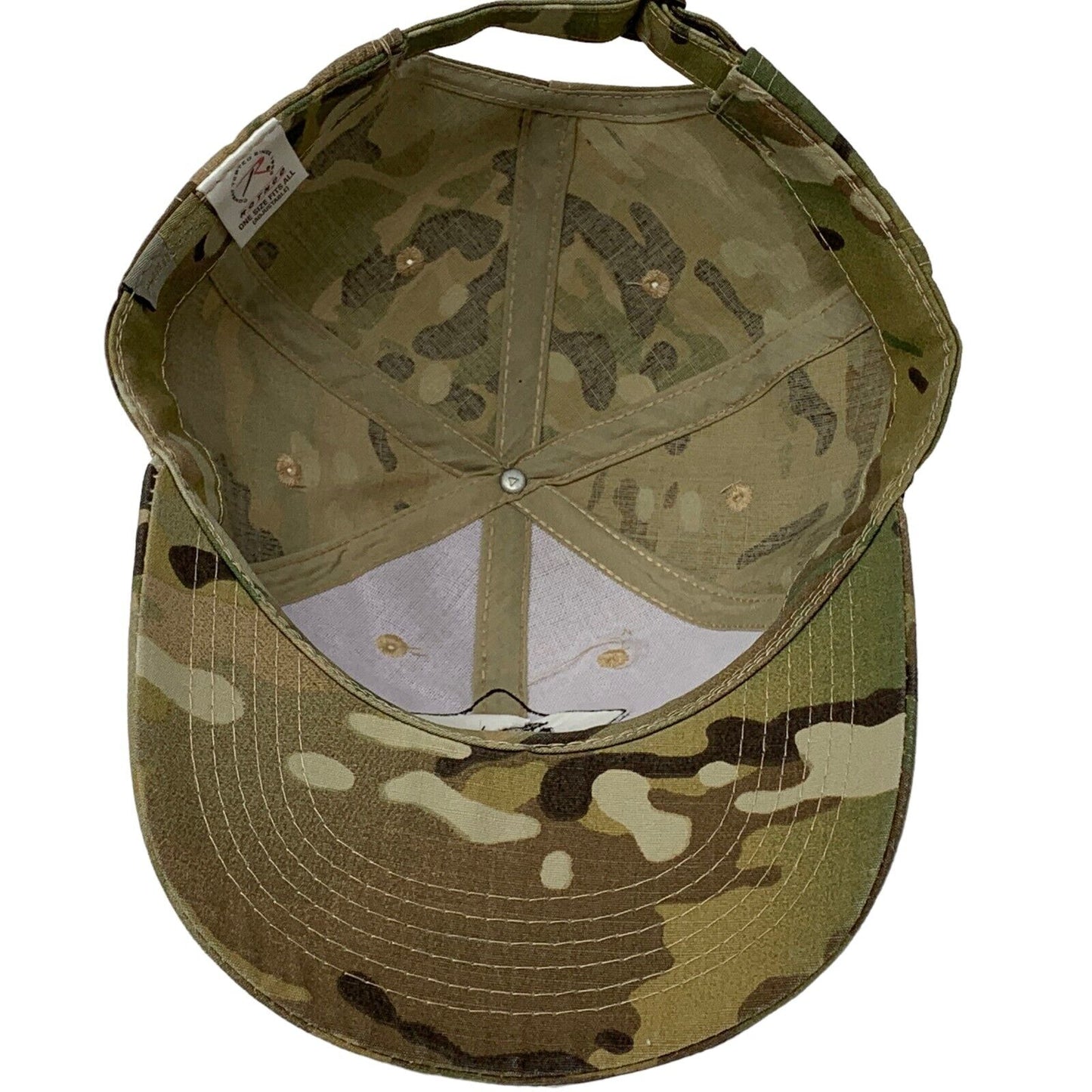Boots On The Ground NY Camouflage Strapback Hat Military Veterans Baseball Cap
