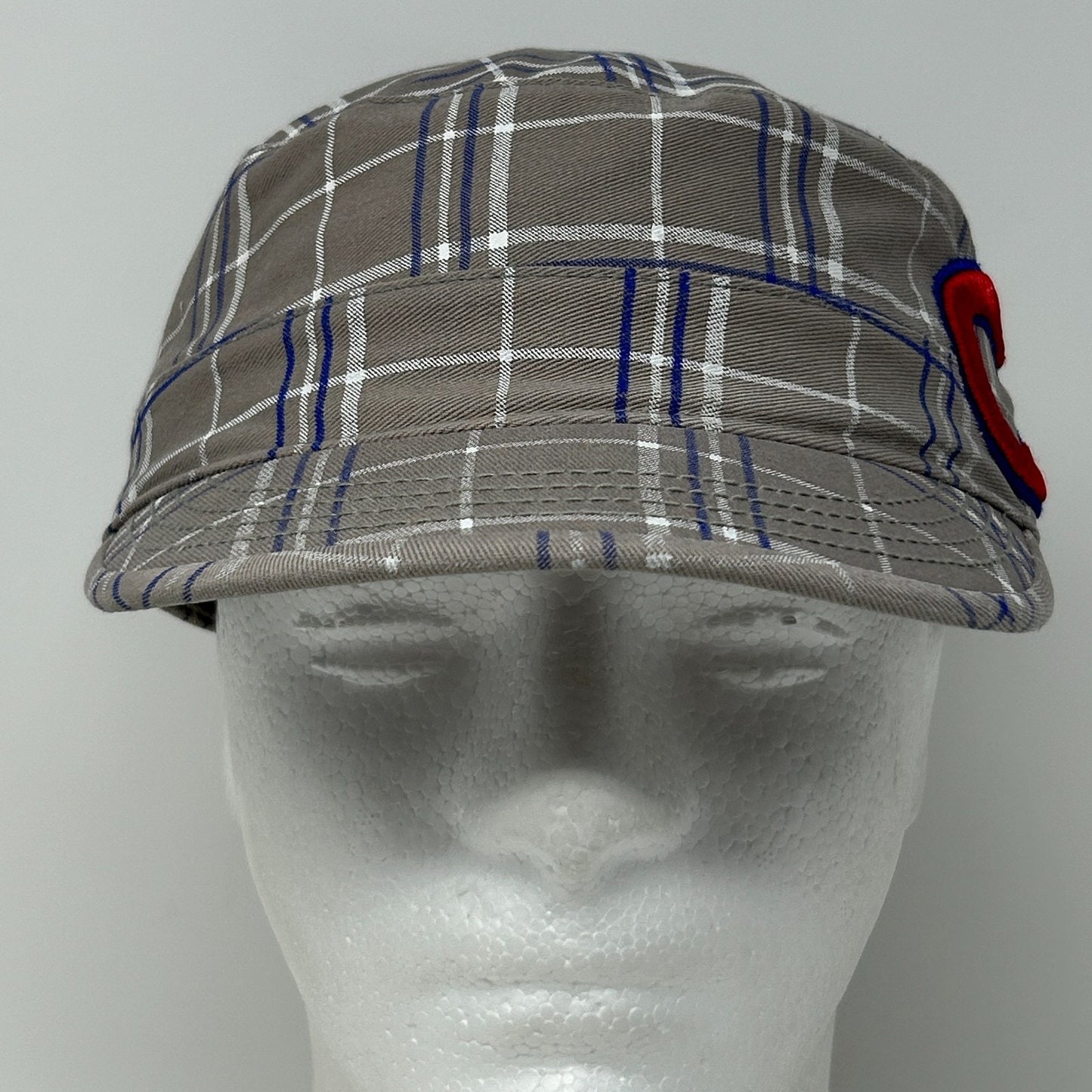 Chicago Cubs Womens Army Cadet Hat Baseball Cap MLB 47 Brand Strapback Beige