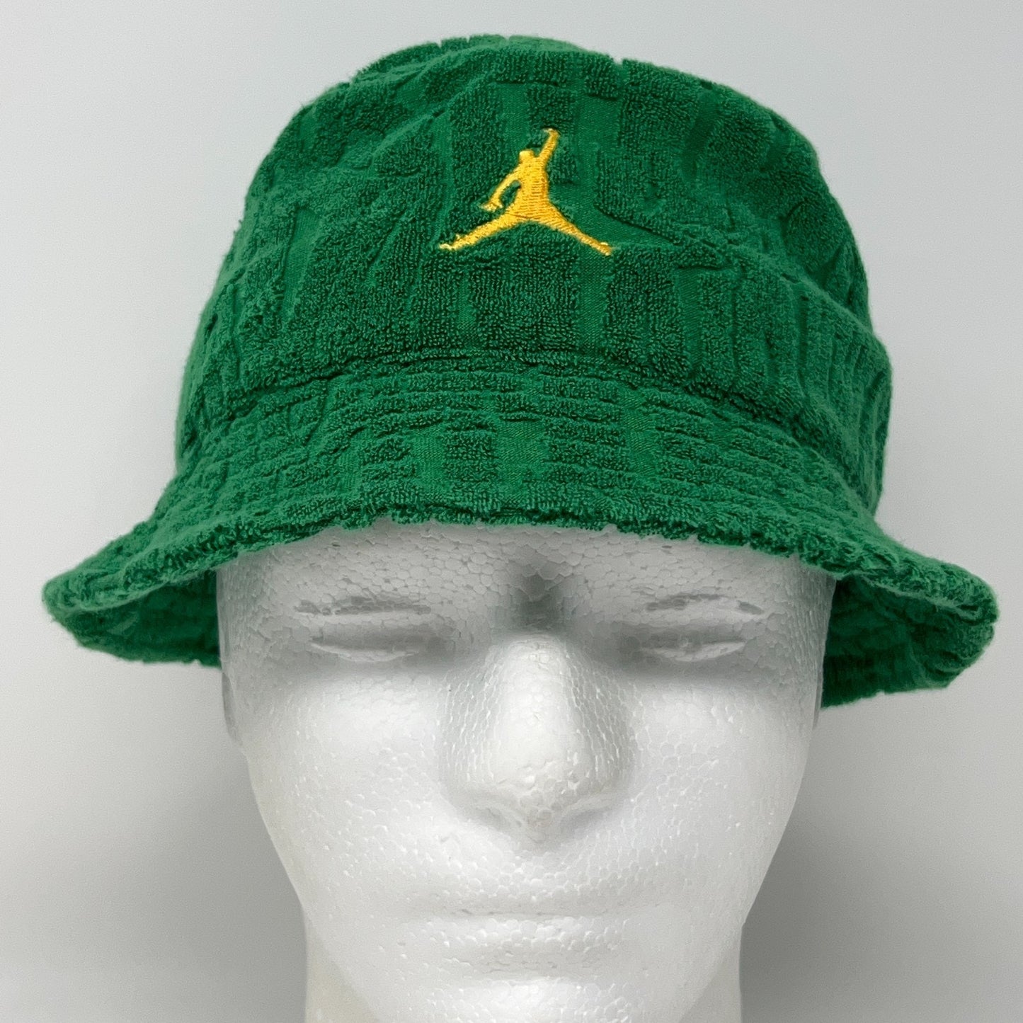 Nike Jordan Jumpman Bucket Hat Green Fishermans Hat Pail Hat UPF 40 Youth Kids