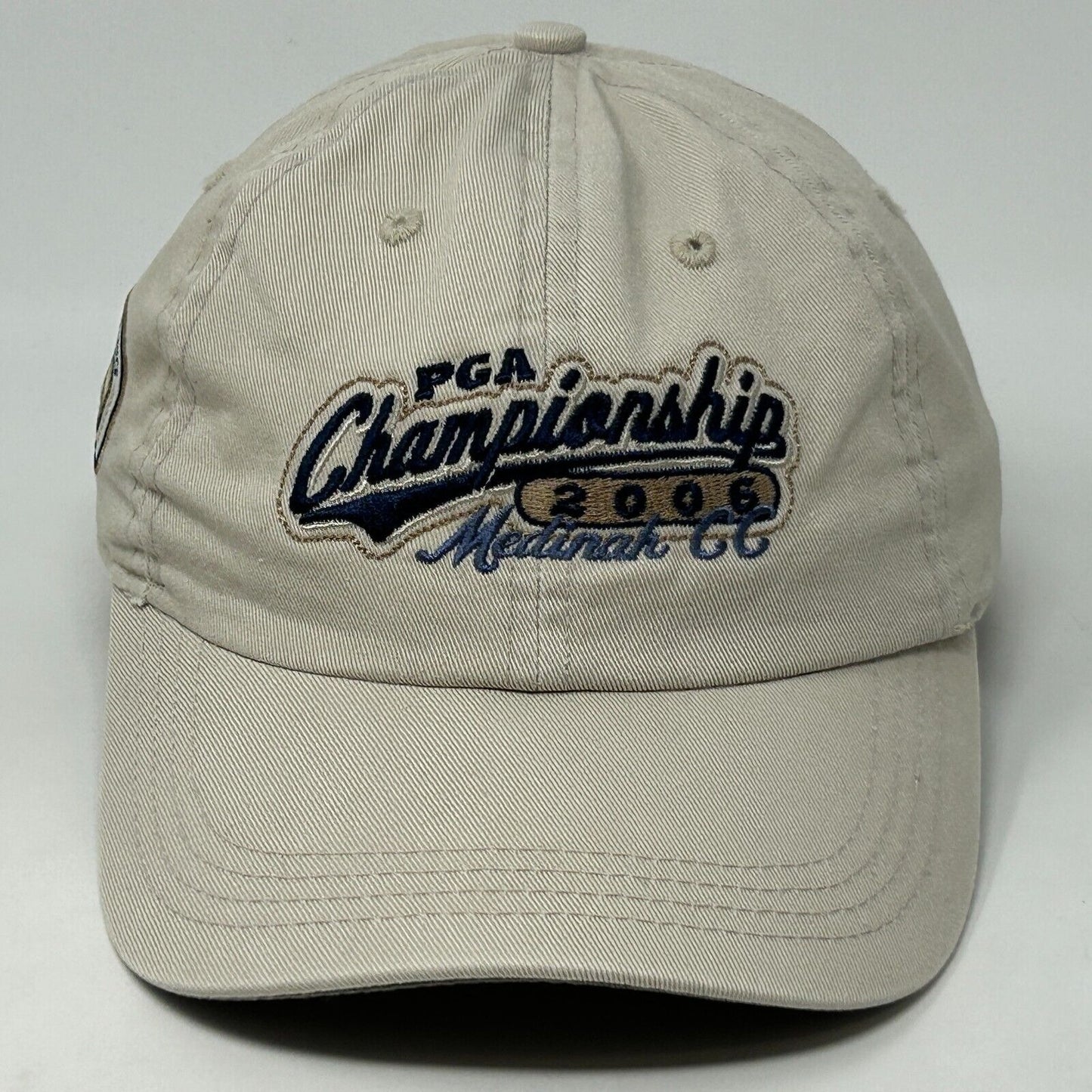 PGA Championship 2006 Dad Hat Baseball Cap Medinah Country Club Golfing Beige