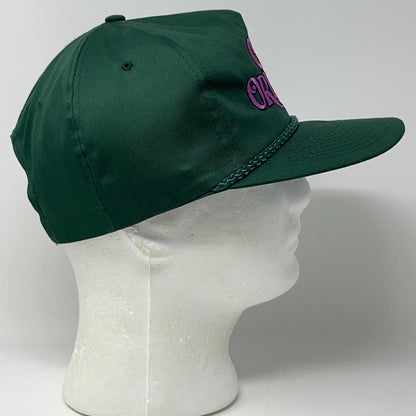 Vintage 90s Club Orleans Casino Las Vegas Hat Baseball Cap Hotel Snapback Green