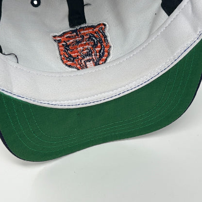 Vintage 90s Chicago Bears Youth Hat Cap Blue Plaid Snapback NFL Football 6 Panel
