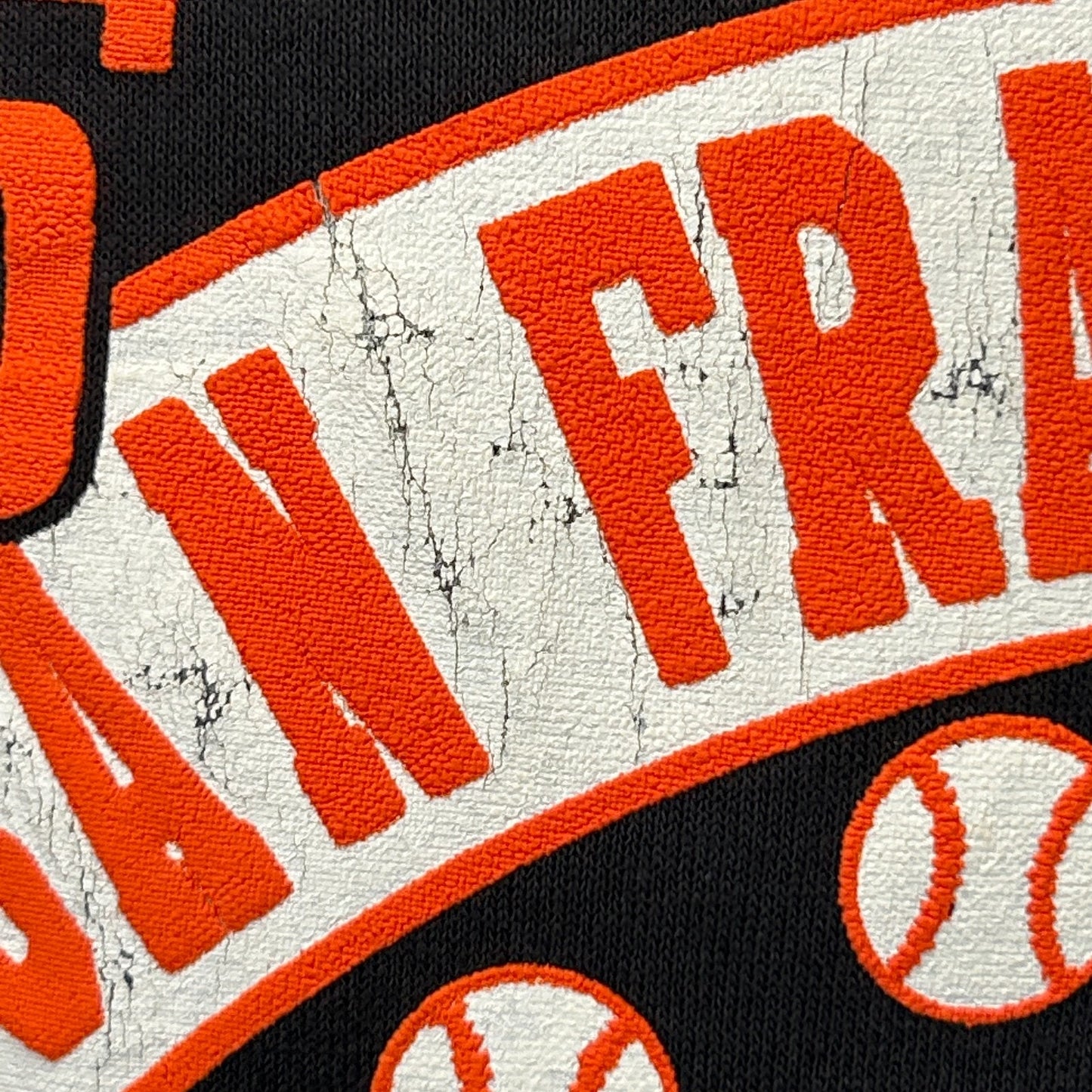 Vintage San Francisco SF Giants 1989 World Series T Shirt Mens L Large Black 80s