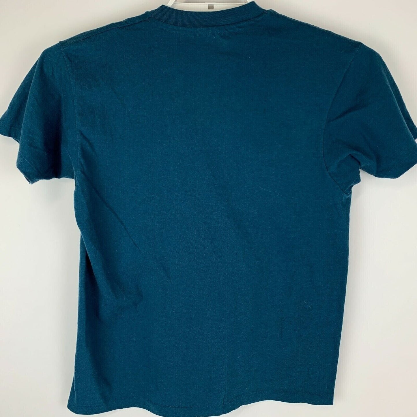 Camiseta vintage del torneo de béisbol UIL, talla mediana, 1986, Texas, años 80, fabricada en EE. UU., para hombre, azul