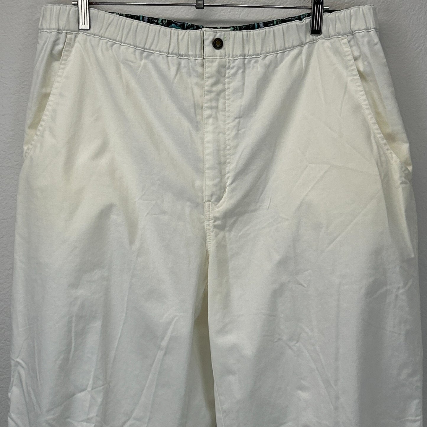 Vintage 80s 90s Exchange Sport Pants Baggy Surfer White Mens XL X-Large 36-38x34