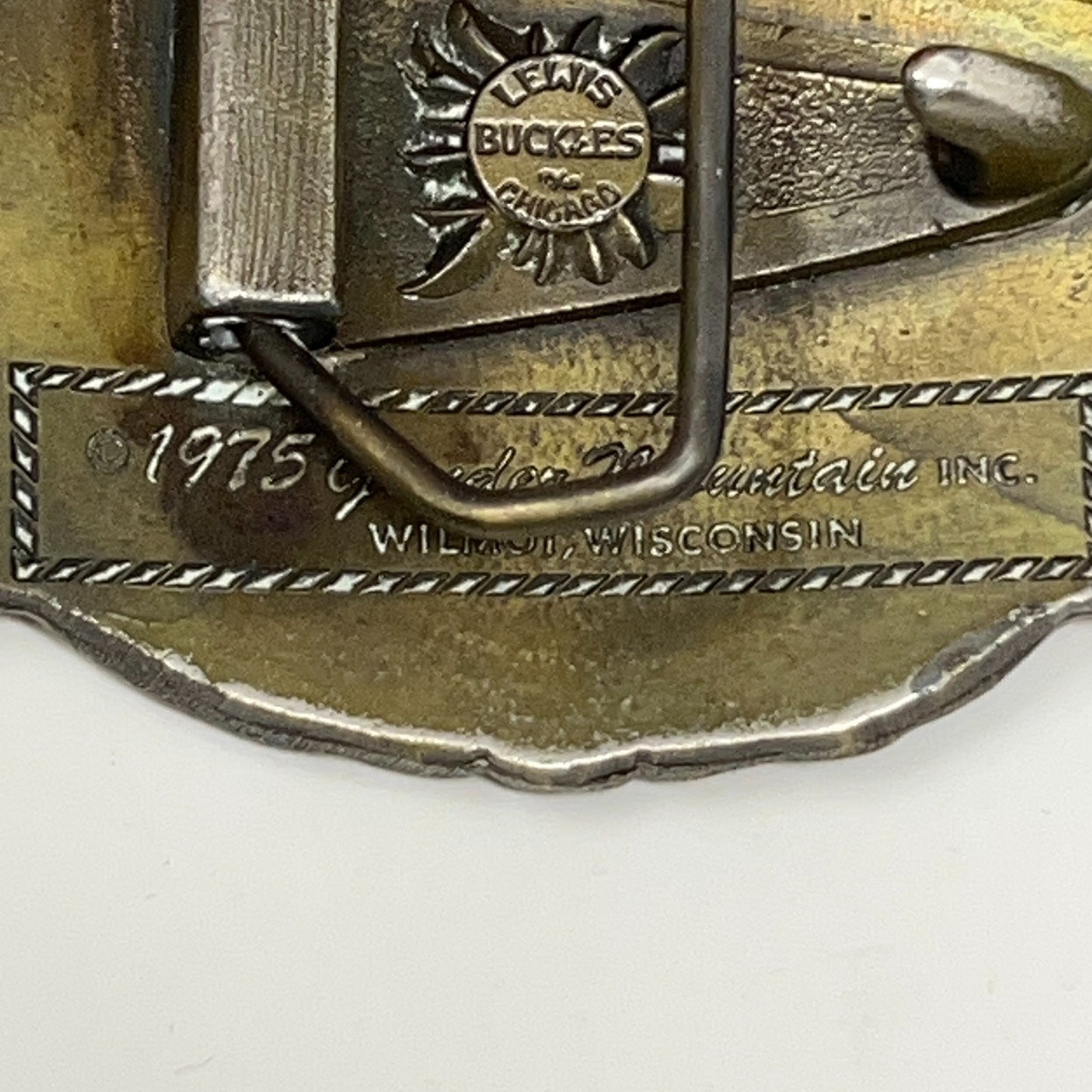 Vintage Right To Bear Arms Bald Eagle Belt Buckle 2nd Amendment Guns Firearms