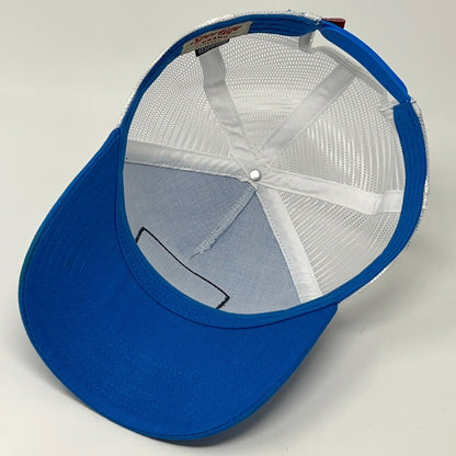Dave Matthews Band DMB Trucker Hat Baseball Cap Fire Dancer Mesh Snapback Blue