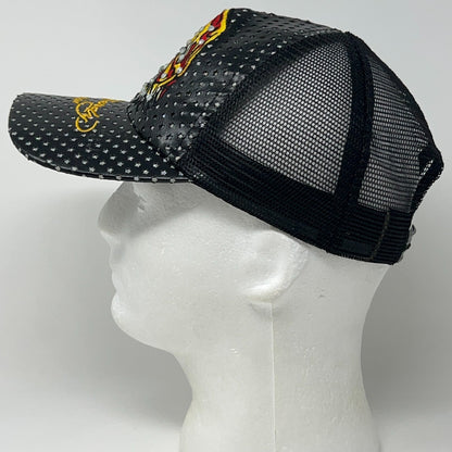 Ed Hardy Christian Audigier Tiger Rhinestone Trucker Snapback Baseball Hat Cap