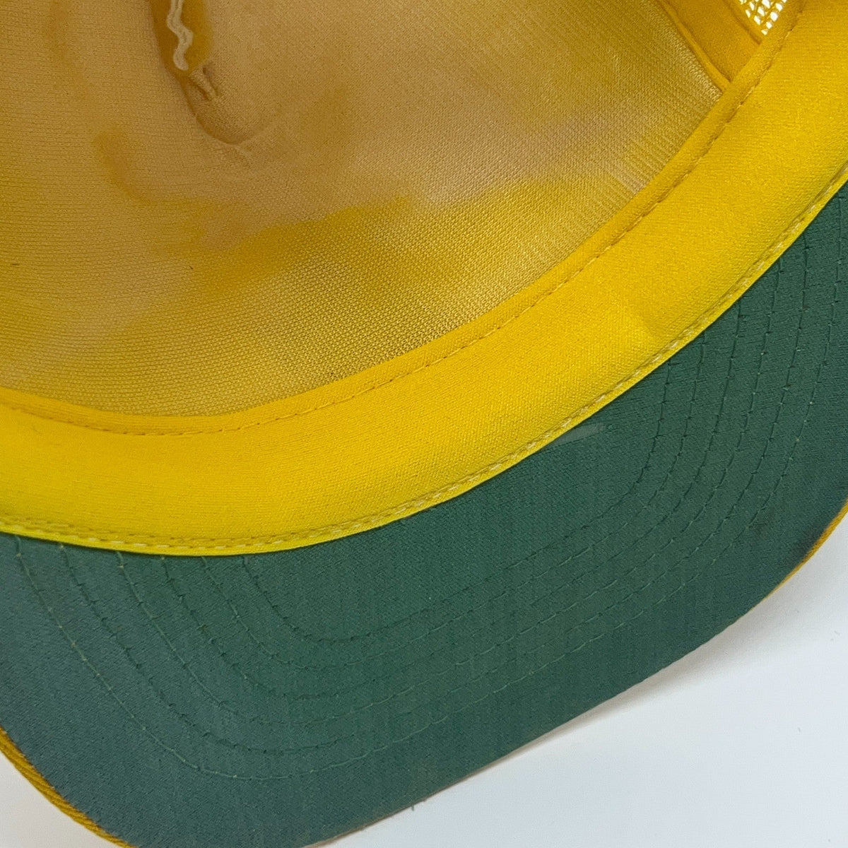 Vintage 80s Georgia Tech Yellow Jackets Rope Trucker Snapback Baseball Hat Cap