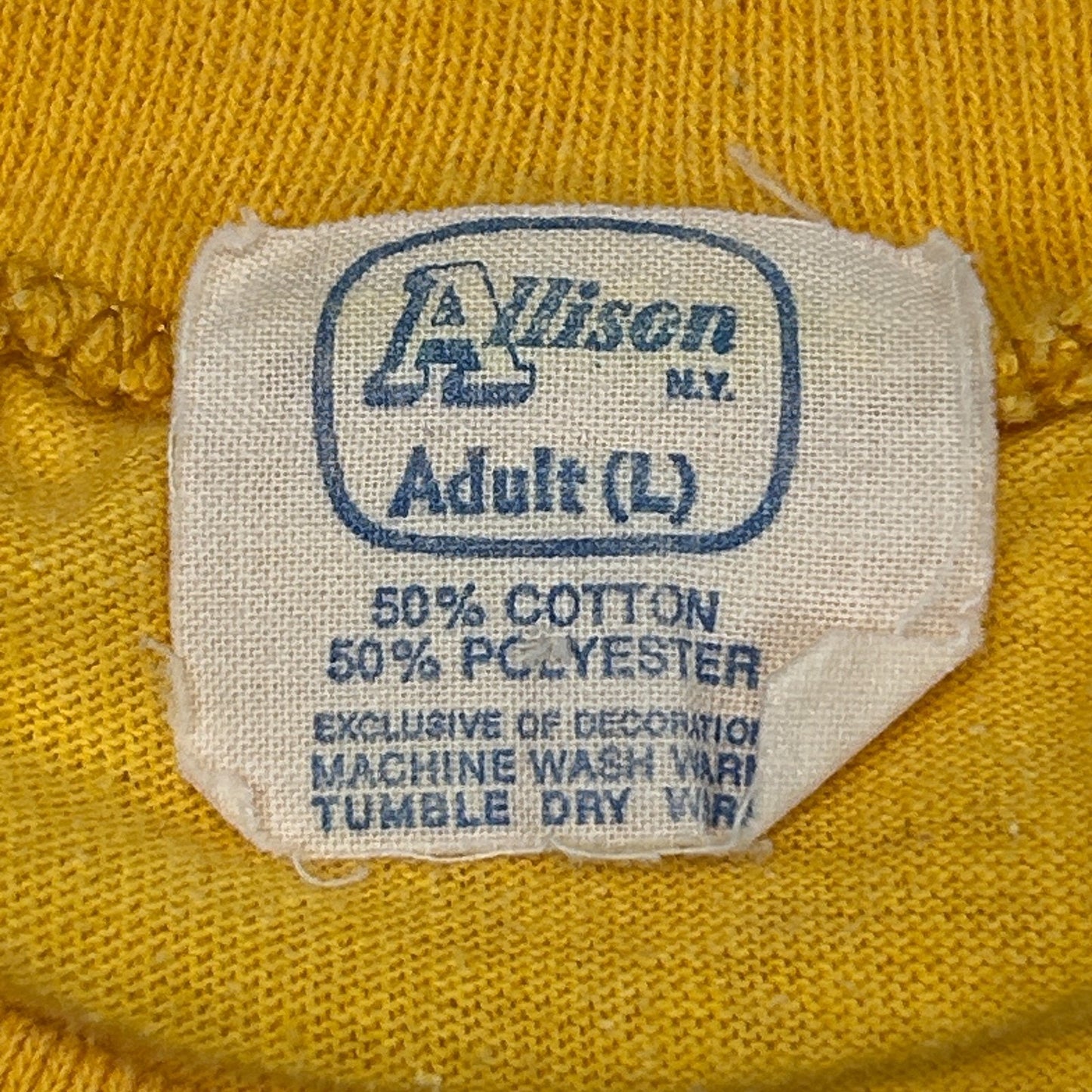 Vintage 70s Mickey Mouse T Shirt Walt Disney Disneyland Yellow Tee Mens M Medium - Neon Vintage