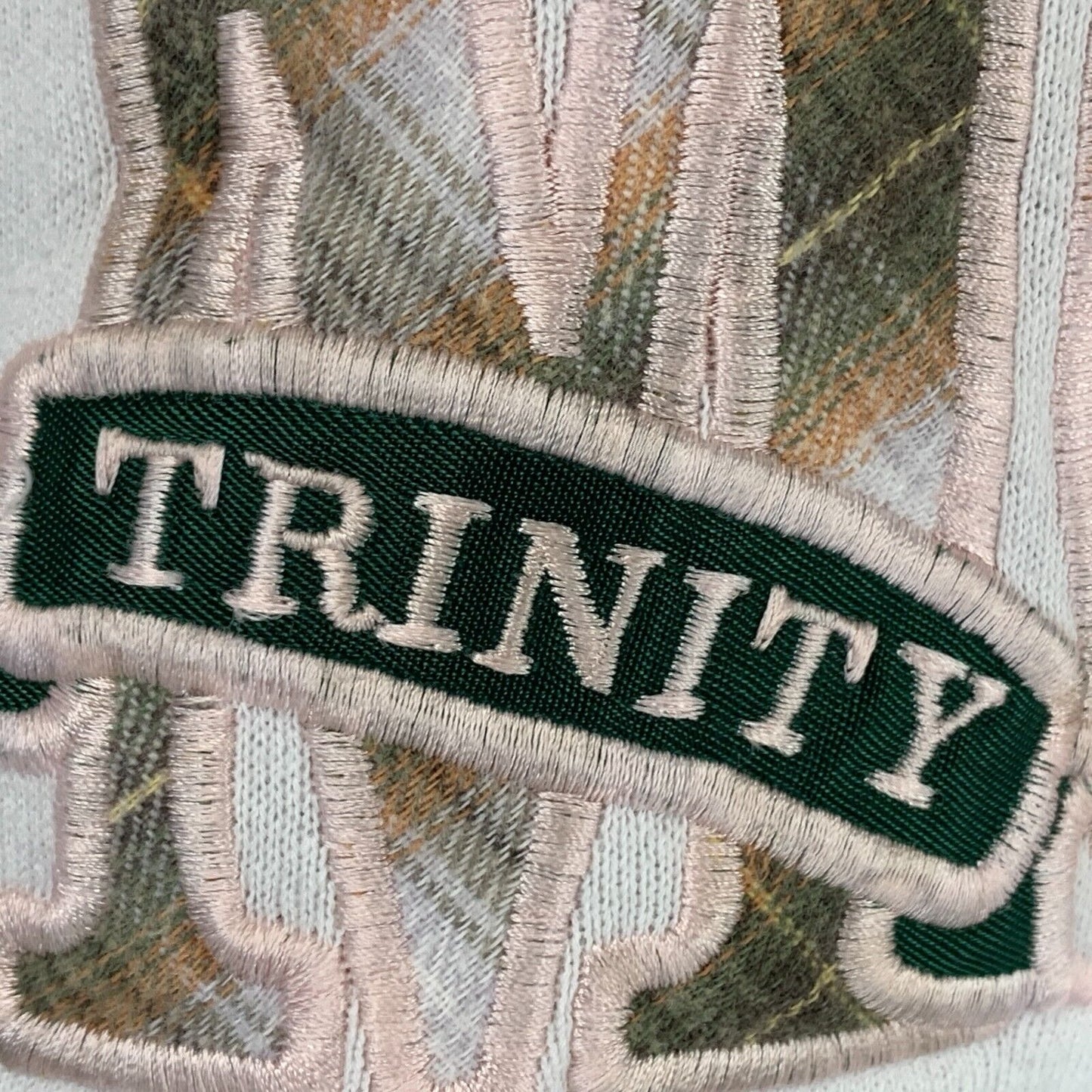 Vintage Trinity Shamrocks Mom Sweatshirt Womens Medium High School 90s USA White