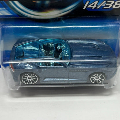 Lot of 2 Chrysler Firepower Concept Hot Wheels Collectible Diecast Cars Blue New