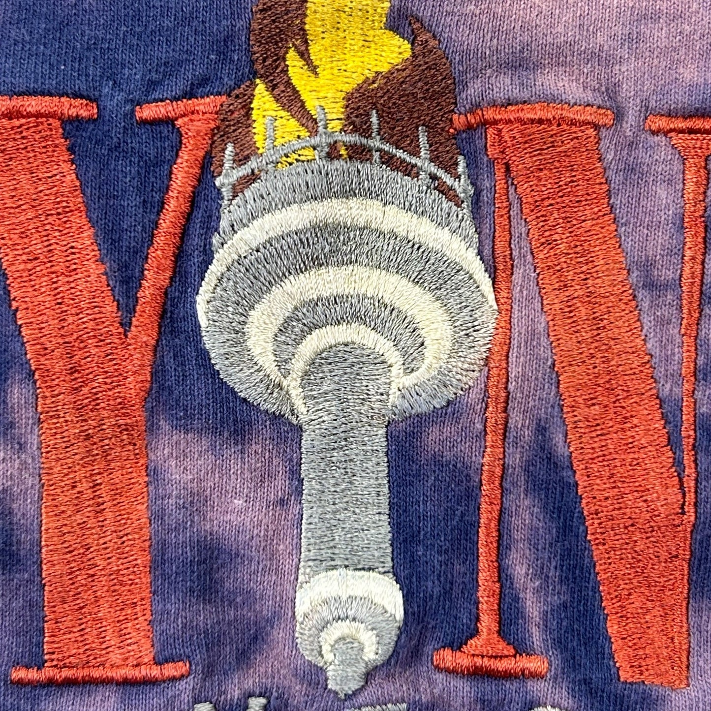 Vintage 90s New York NY Casino Las Vegas T Shirt Hotel Gambling USA Blue 2XL XXL