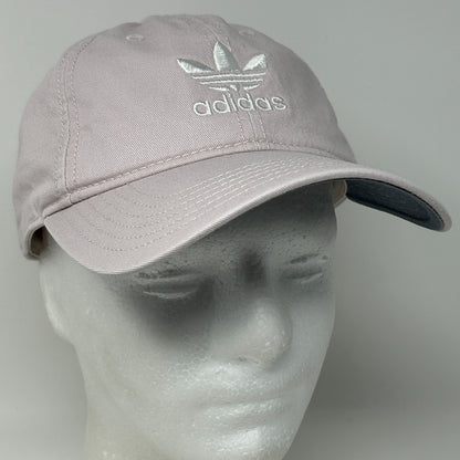 Adidas Trefoil Hat Baseball Cap Pink Logo Strapback 6 Panel