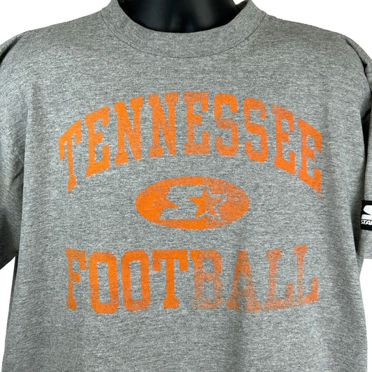 University of Tennessee Football Vintage 90s T Shirt X-Large NCAA USA Mens Gray