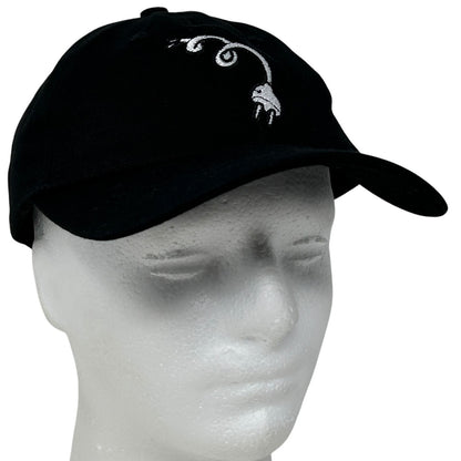 Black Carbon Elements Cap with Unique Silver Embroidery on Front, Adjustable Fit