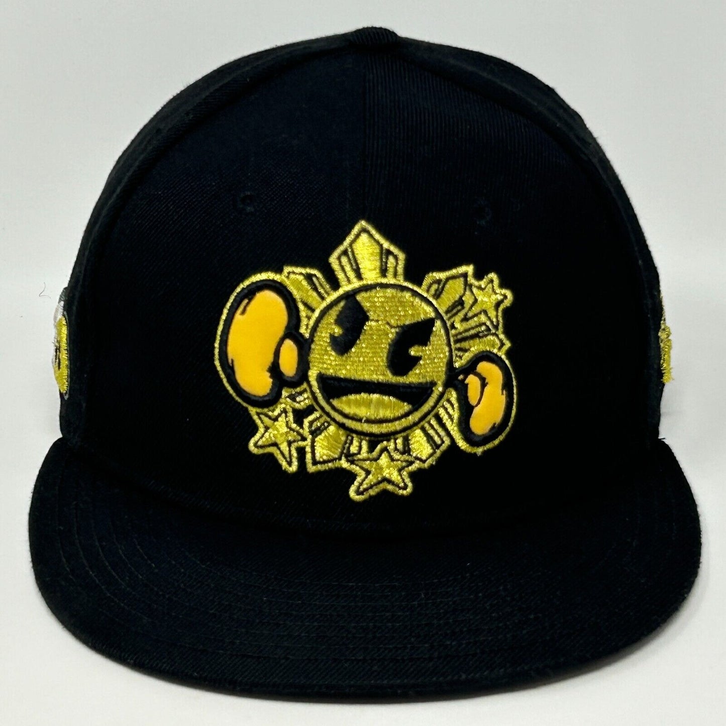 Gorra de béisbol Manny Pacquiao WIP Pac-Q Boxer Boxing Black Gold Fitted 7 1/8