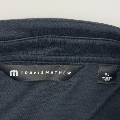 TravisMathew Zouk Group Zinna 2.0 Polo Shirt XL X-Large Navy Golf Corporate Logo