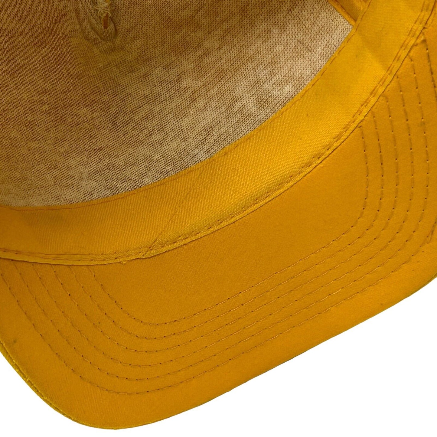 Kragen Auto Supply Vintage 80s Trucker Hat Yellow Mesh Snapback Baseball Cap