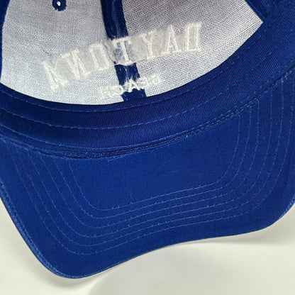Vintage Y2Ks Daytona Beach 2005 Hat Baseball Cap Florida 6 Panel Strapback Blue
